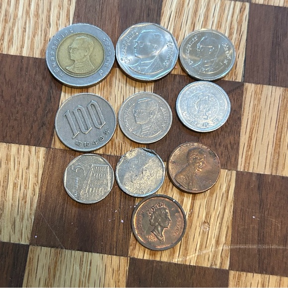 Very Interesting Vintage Coin Collectors Bundle of 10 qty coins great variety - Picture 5 of 10